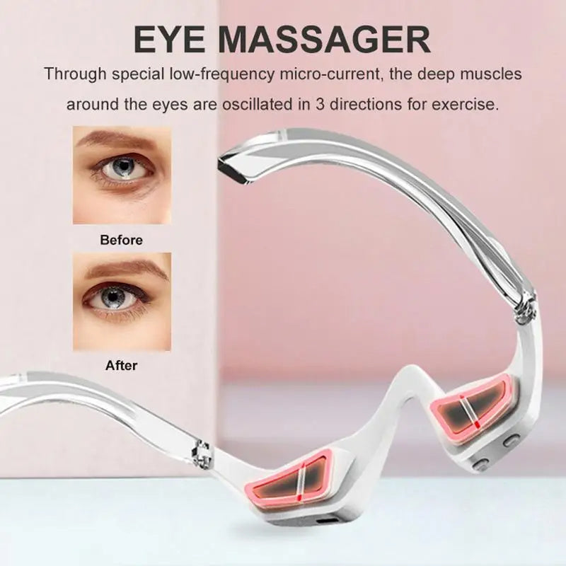 iLax™ - 3D Pulse Micro-Current Eye Relaxer - Reduce Wrinkles, Eye Bags and Dark Circles