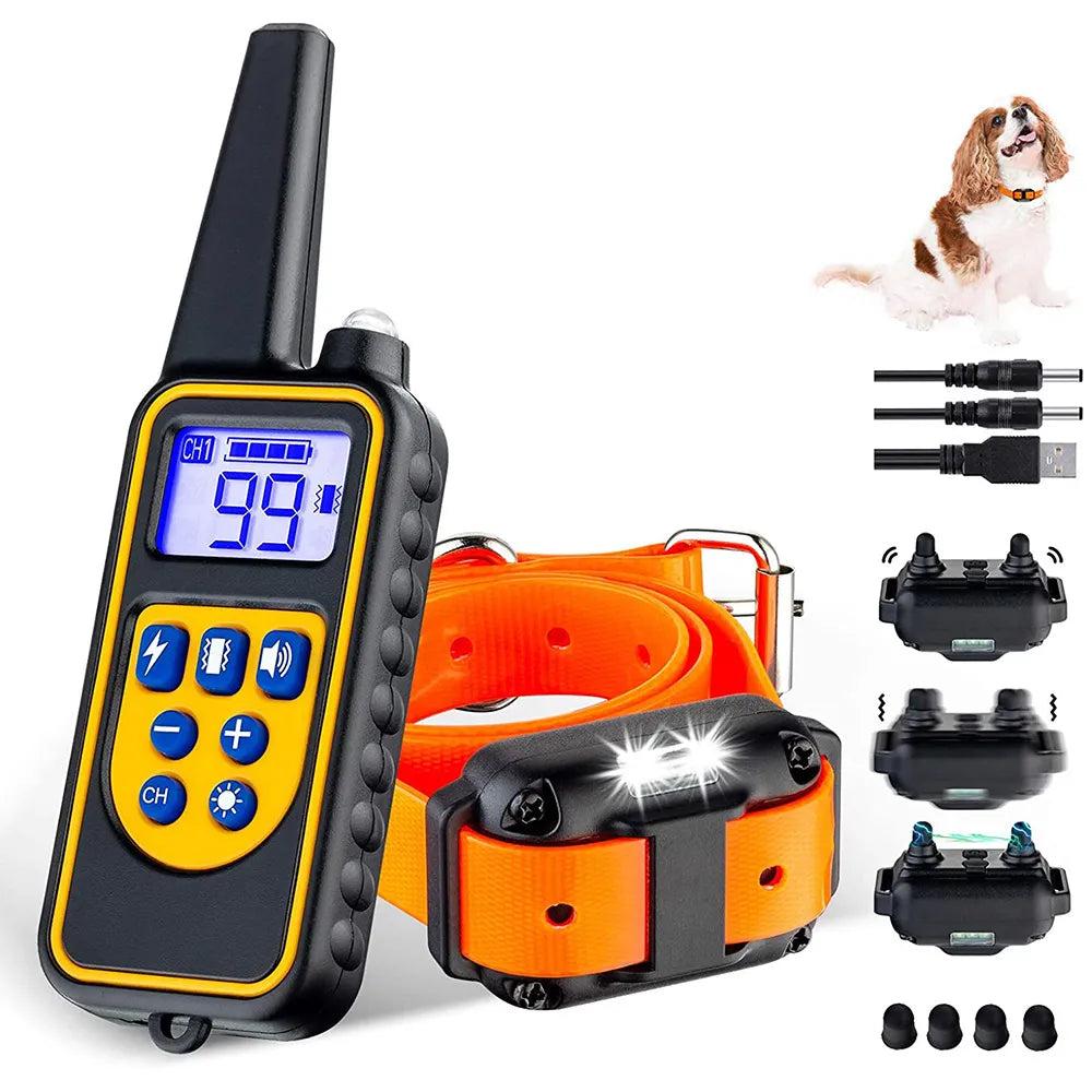 Dogsy™ Electric Dog Training Collar Shock Remote Control Waterproof Rechargeable